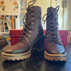Tory Burch Miller 95MM Lug Sole Bootie